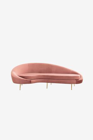 Homitis - Sofa 3-seter venstre Eses - Rosa - Sofaer - Fra Homeroom