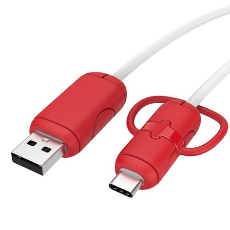 1 stk Kabelbeskytter Blød Silikon Cover Til Telefon USB Oplader Kabelbeskytter