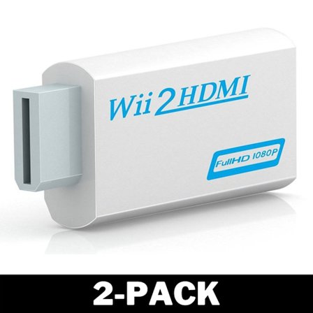 Wii till HDMI-adapter, 1080p Full-HD Kompatibel med Nintendo