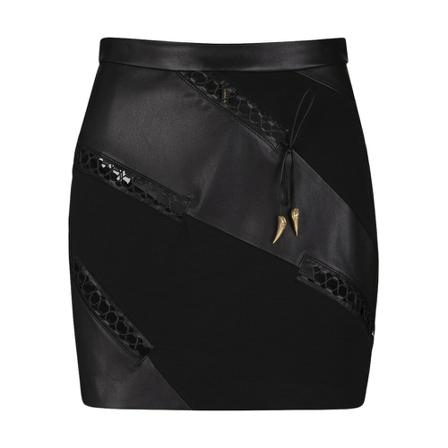 Roberto Cavalli, Skirt Czarny, Kobieta, Rozmiar: S