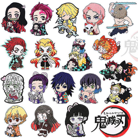 19 st Marvel Dator Broderi Etikett Broderi Tyg Dekal