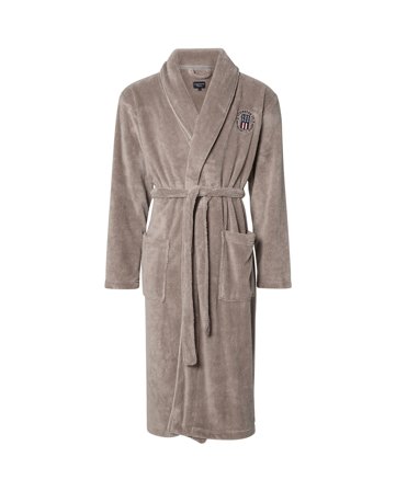 Lexington Teen Fleece Bademantel, Grau