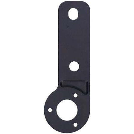 Europeiskt Uttag Konsoljärn Monterings Platta Svart för Lastbil Trailer Husvagn Bil