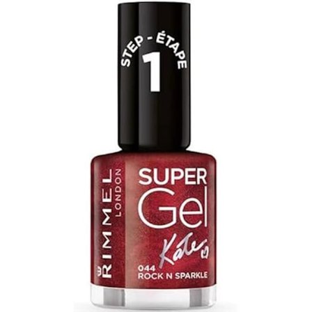 Nagellack - RIMMEL - 044 Rock n'sparkle - Långvarigt - Professionell Finish - 12ml