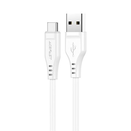 Acefast USB-kabel - USB Type C 1,2 m, 3A hvit (C3-04 hvit)