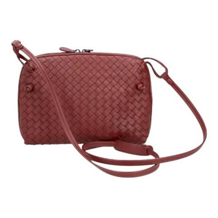 Bottega Veneta Vintage Pre-owned Canvas crossbody-Tass , Bruin , Dames , Maat: ONE Size Vintage Tassen