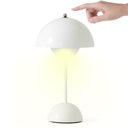 LED trådløs bordlampe, batteribordlampe dimbar med 1800MA batteri, 3