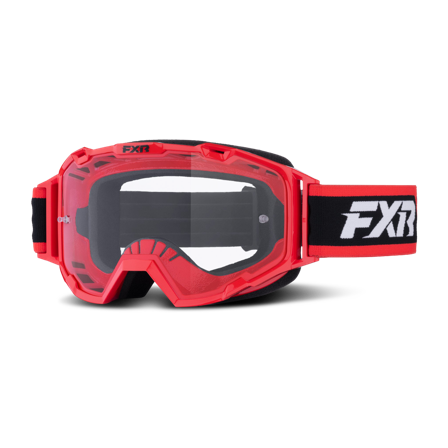 Maschera Cross FXR Maverick Prime Rosso