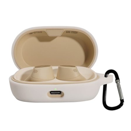 Jabra Elite 7 / 7 Pro silikoneopladningsetui - Hvid