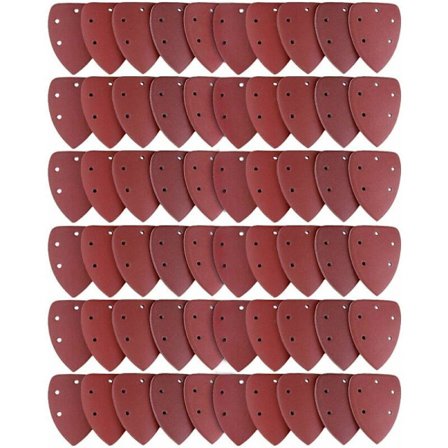 60-pack slippapper, 40/60/80/100/120/180/240/320/400/800 sandpapper, idealisk för multislip