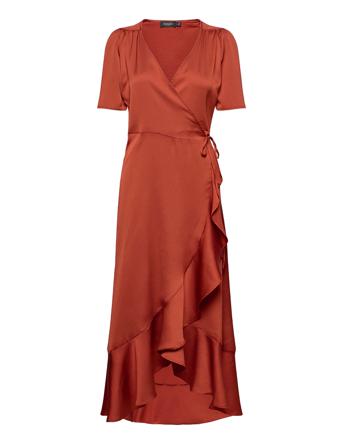 Slkarven Dress Knælang Kjole Orange Soaked In Luxury
