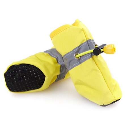 Paws Protector för hundar, Vinter halkfria hundskor, med reflekterande str