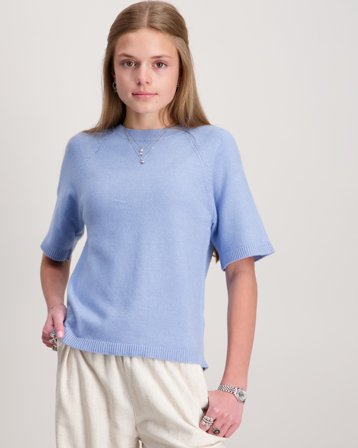 Instinct Girls s/s sweater Bleu Pulls Fille - Kids Brand Store