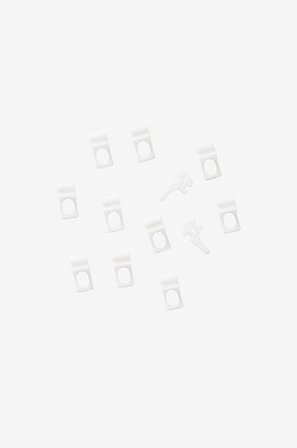 Jotex - Runner Voor Gordijnrails 12-pack Wit Wit - FELIX - Koop Gordijntoebehoren bij Jotex