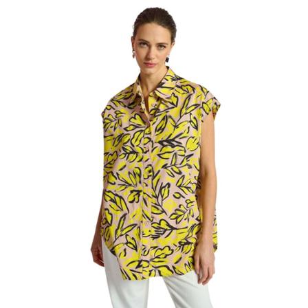 Essentiel Antwerp Chemise Bramble Oversize Gul, Dame Skjorter