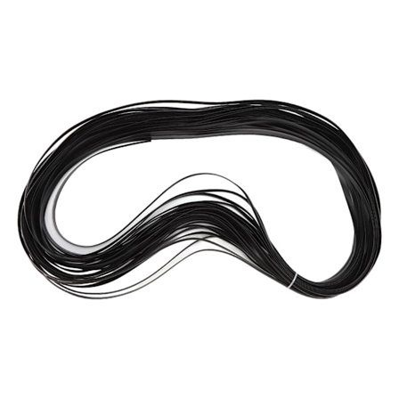 Flettet reparasjonssett i plast til utemøbler, stol, bord, sofa, syntetisk rottingmateriale til møbler, svart