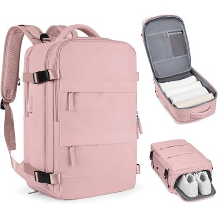 Kabinväska / Ryggsäck / Resväska – Handbagage flyg, Travel Backpack med Torr- och våtsortering 42 x 30 x 20 cm