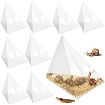 20 stk. sneglefælder til haven, sneglefælde, engangs sneglefælder, ingen gift eller piller, kæledyrs- og børnesikker, venlig afskrækningsmiddel