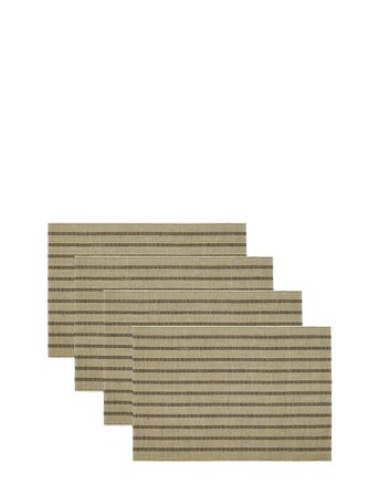 Dækkeserviet, Hdfica, Sort;Natural Beige House Doctor