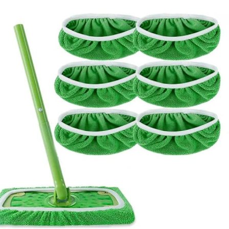 Swiffer Sweeper Mop Ersättningsdynor, Dukar för Swiffer Golvmopp, Återanvändbart Överdrag