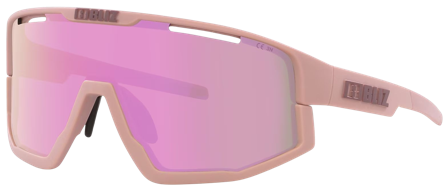 Bliz Fusion Small Matt Pink with Brown/Pink Multi