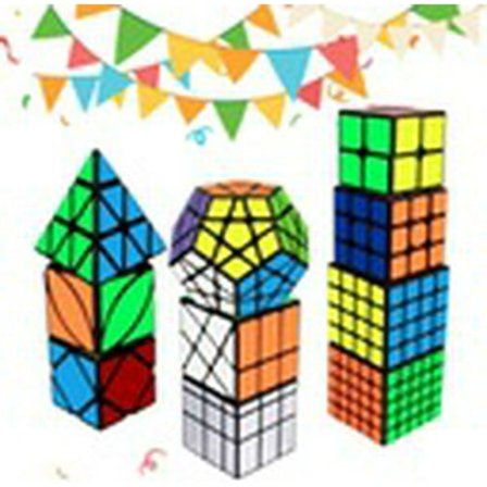 Rubik's Cube Sæt Sort 10 Pakke