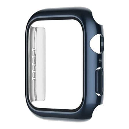 Apple Watch 40 mm galvaniseret cover med hærdet glas - Blå