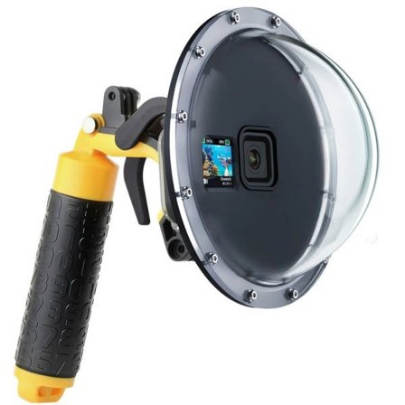 Dome Port for GoPro Hero Black Vanntett Koffert Dykking Hus Float Grip for Go Pro