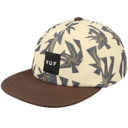 HUF - Beige snapback Keps - Funny Feeling 6 Panel Hat Natural Snapback @ Hatstore