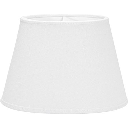 PR Home - Lampskjerm Oval Lin 1520-L002 Hvit