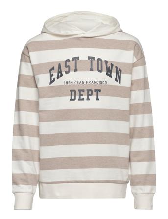 Collegetroja Academy Tops Sweatshirts & Hoodies Hoodies Beige Mango