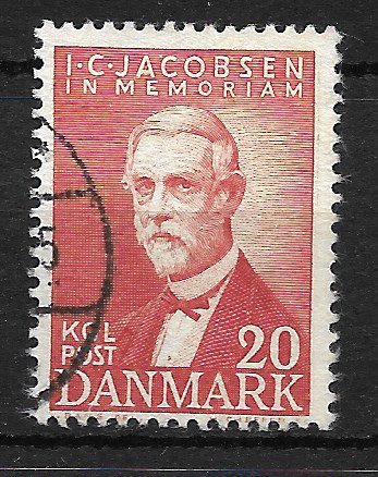 Danmark - AFA 305x - Stemplet