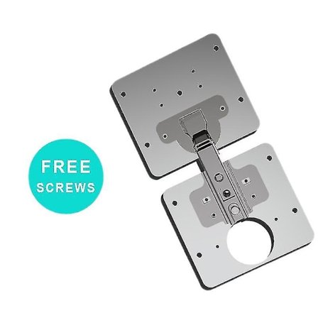 Hengselreparasjon Plate For Skap Møbler Skuff Vindu Rustfritt Stål Plate Reparasjon