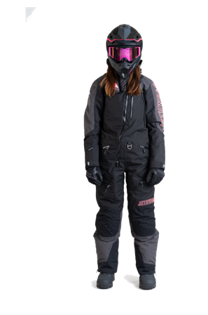 Monosuit Jethwear The One V2 (2025) 180g Dame Sort jern/rosa XXL