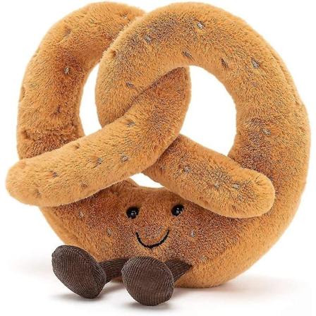 Shxx Morsom Pretzel Matvare Plysj, 18*18cm B926-430