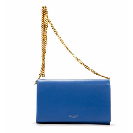 Yves Saint Laurent Vintage, Pre-owned Shoulder Bags Blauw, Dames, Maat:ONE Size