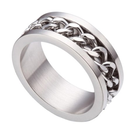 ring av rostfritt stål