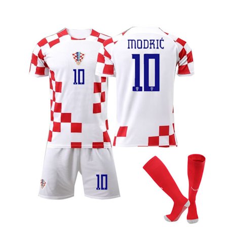 Kroatien 2022 VM Fodboldtrøje Hjemme Modric Fodboldtrøje - 10# MODRIC
