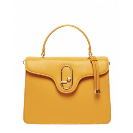 Liu Jo Small Ocher Hand Tas , Geel , Dames , Maat: ONE Size Handtassen