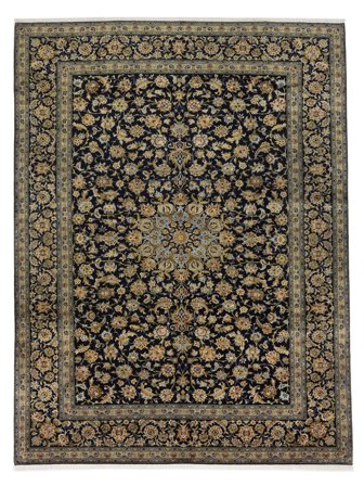 Medaillon Groß Keshan Teppich 308X405 Wolle