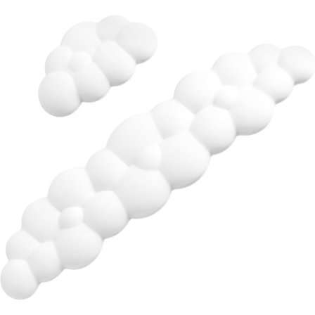 Tastatur håndledsstøtte, Cloud Soft håndledsstøtte, Ergonomisk tastatur håndledsstøtte, Skridsikker skrivebordshåndledsstøtte til gaming, kontor, hjem