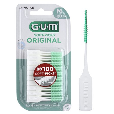 GUM Soft-Picks Original M 100 stk, Medicin & Pleje, Mund & Tandpleje, Tandstikker