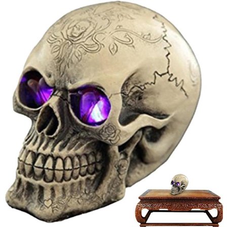 Halloween Livsstørrelse Menneske Kranie Model - Realistisk Halloween Skelet