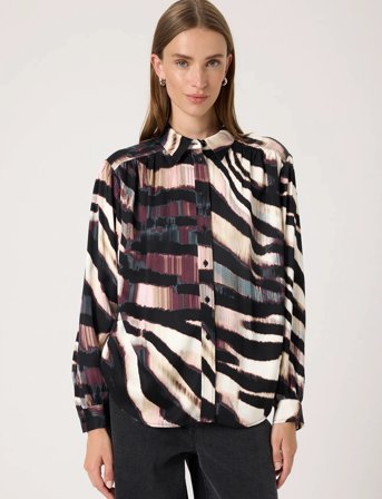 Soaked in Luxury Slciela Ebba Shirt Ls - Brown - L