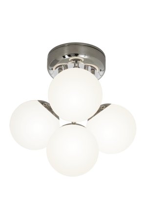 Aneta Lighting NICOSIA plafond bad 4-lys, krom, 4 x G9, IP44