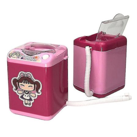 Mini Washing Machine Toy Makeup Brush Powder Puff Cleaning Machine
