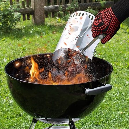 Grilli hanskat, lämmönkestävät jopa 800 °C, uunikintaat tulenkestävät hanskat, grilli hanskat, ruoanlaitto hanskat leivonta, uunikintaat (musta, L)