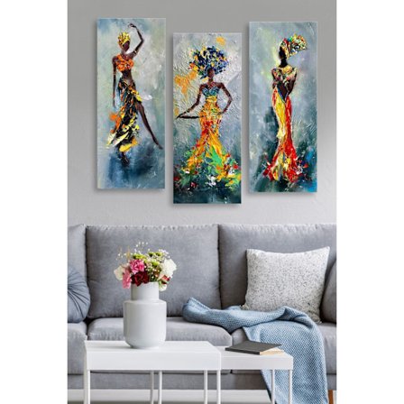 Dekorativt MDF-maleri (3 styk) MDF0035