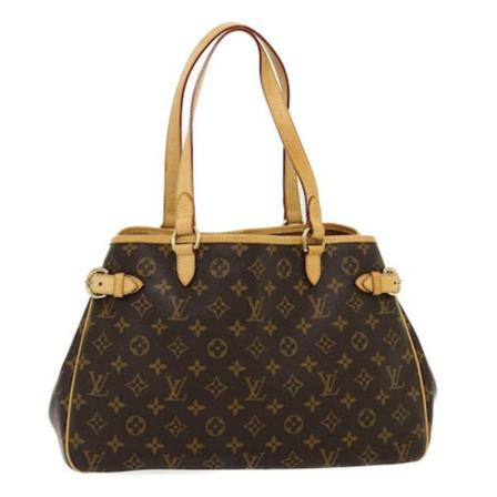 Louis Vuitton Vintage, Pre-owned Canvas Batignolles Bruin, Dames, Maat:ONE Size,leer
