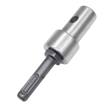 Rund skaft Hammers Adapter 2 Slots Bore Bit Adapter SDS Aksel Arbor Connector til jordborehoved Elværktøjsdel